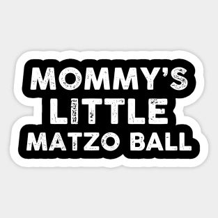 Mommy's Little Matzo Ball Sticker